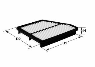 CLEAN FILTERS Воздушный фильтр MA1187